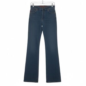 Vintage Y2K Parasuco Jeans Women 26 Blue Dark Wash Mid Rise Grunge Punk Cowgirl